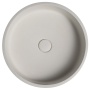 betoonist valamu põhjaklapiga Ispir 40 cm, white sandstone