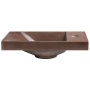 betoonist valamu AGOS 40x22cm,  L/R,  dark brown