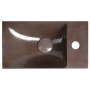betoonist valamu AGOS 40x22cm,  L/R,  dark brown