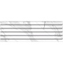 CARRARA Relieve Stripe Blanco Brillo G 20x60 (pakk=1,20 m2)