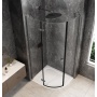 dušikaar Globe, gun metal,  1000x800 mm, kirgas klaas, vasak