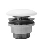 Pohjaventiili ilman ylivirtausta altaalle GSI, 5/4“, (H) 5-65 mm, keraaminen nappi/kiiltävä valkoinen