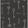 Keys Sidewall, Black / Silver