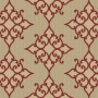 Decadence Crepe Moroccan Medallion Red
