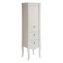 korkea kaappi Interia Elizabeth, 45x155x35 cm, valkoinen