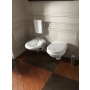 wc-istuin Kerasan Retro 1015, seinämalli, valkoinen