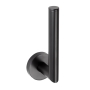 X-ROUND BLACK Seinale kinnitatav lisarulli wc paberihoidja, must (55x165x65 mm)