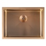 roostevaba köögivalamu ZENITH 60x45cm,  copper matt